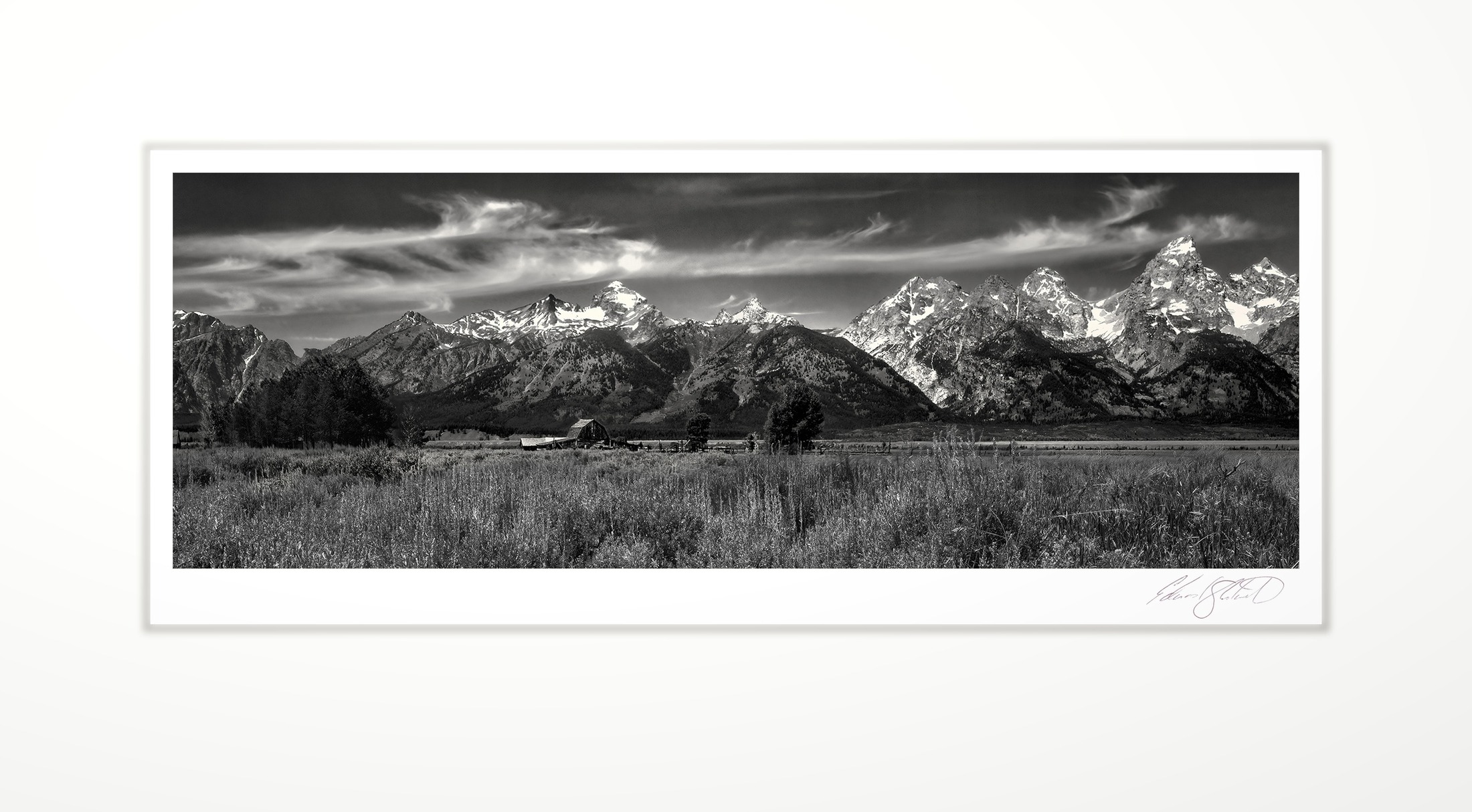 The Grand Teton range. Jackson, Wyoming -July 2006